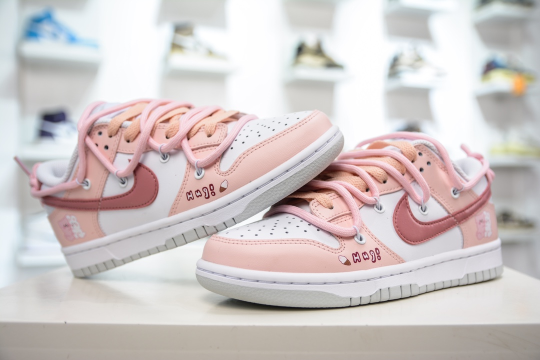 260 YC版纯原 Nike Dunk Low 粉底抱抱熊 DH9765-102