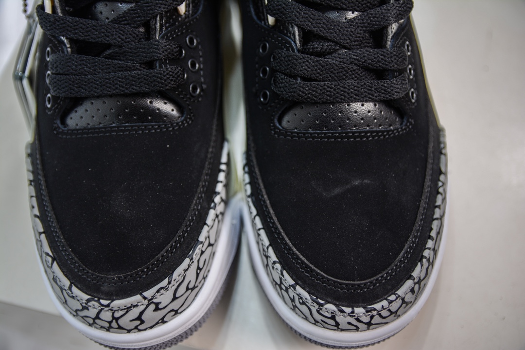 220  Air Jordan AJ3 Retro 黑爆裂纹  CK9246-001