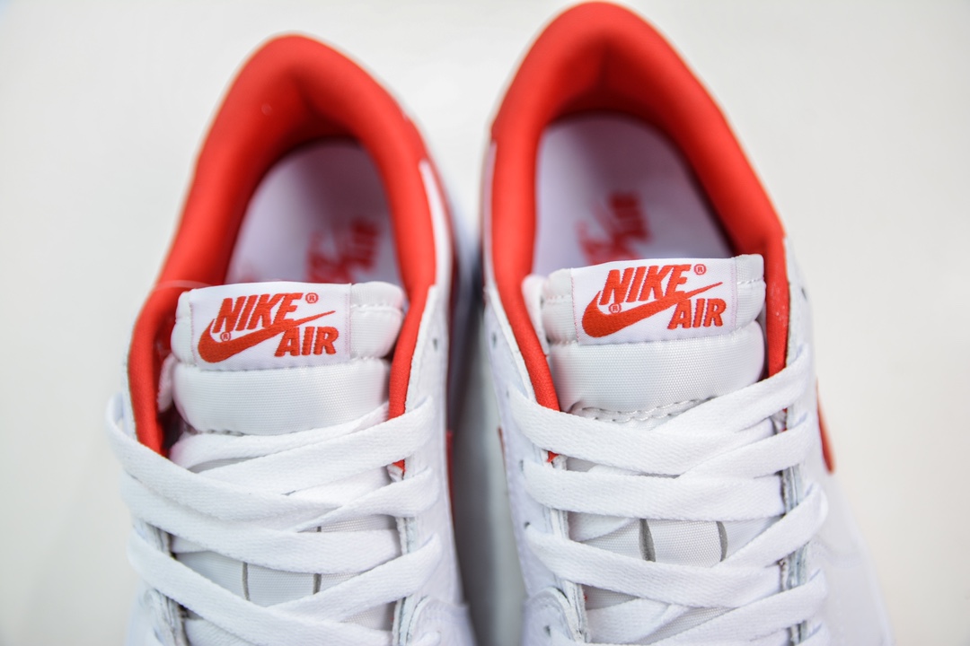 T version of the original Air Jordan AJ1 Low low-top white and red hook CZ0790-161