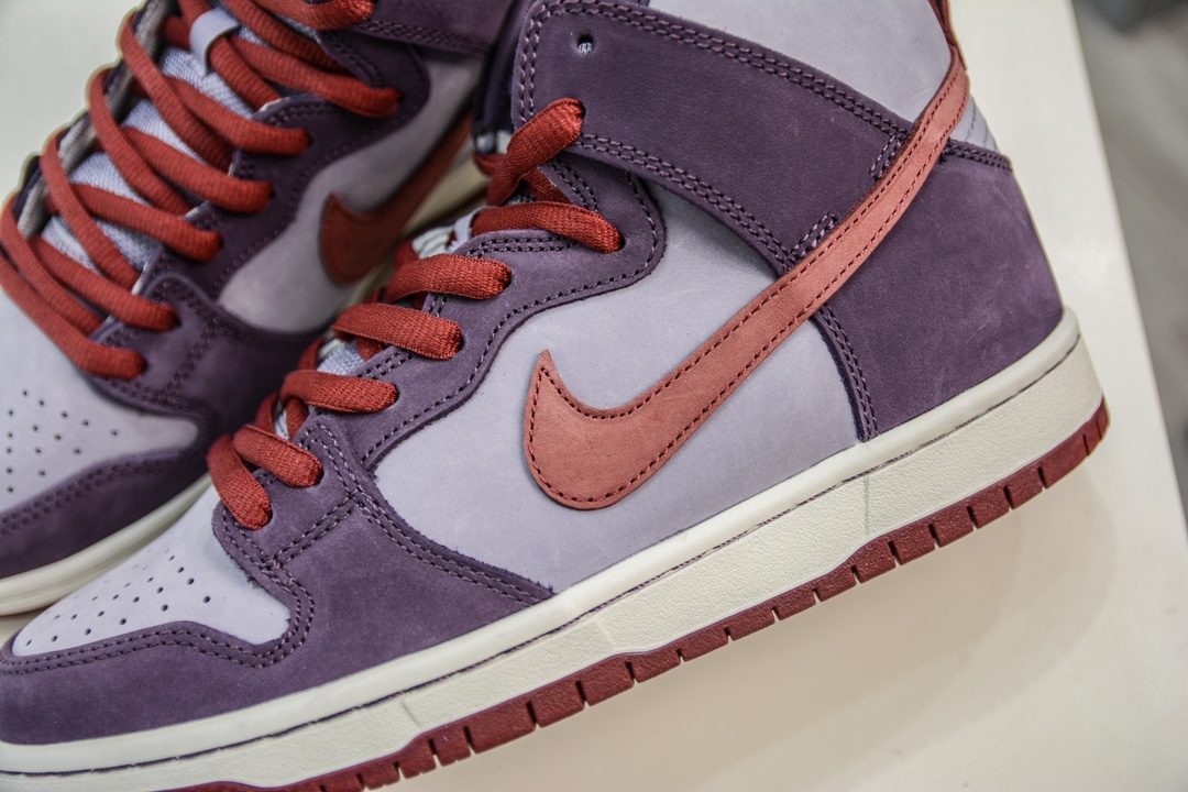 AY version of the original Nike Dunk SB High Daybreak Plum high-top casual shoes 313171-500