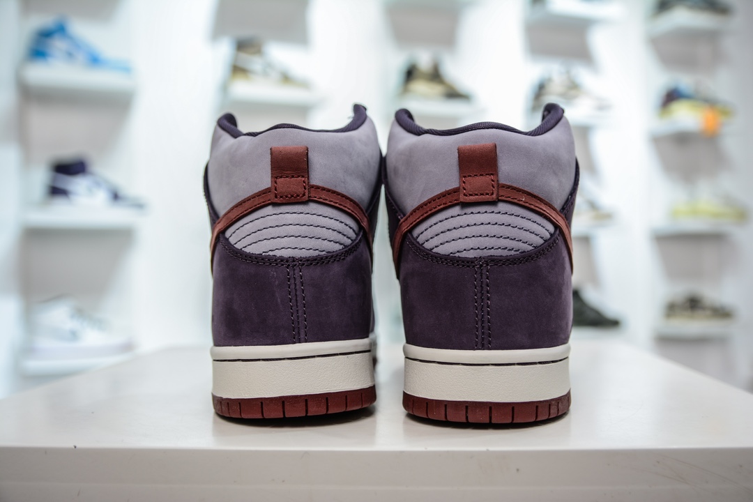 AY version of the original Nike Dunk SB High Daybreak Plum high-top casual shoes 313171-500