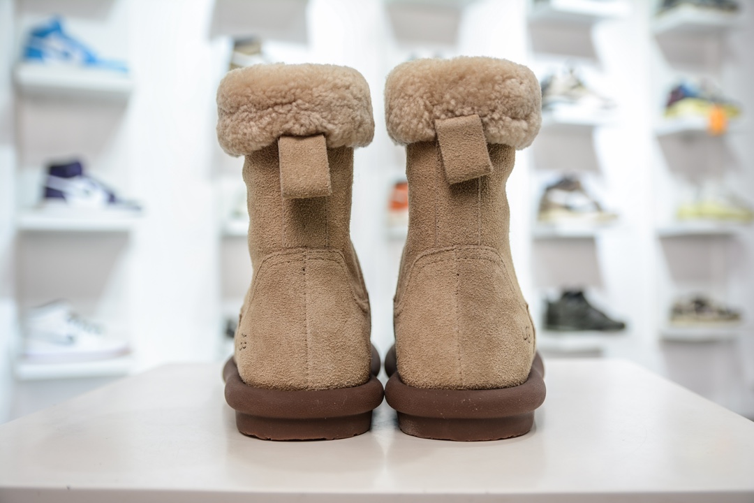 UGG curly thin-soled snow boots