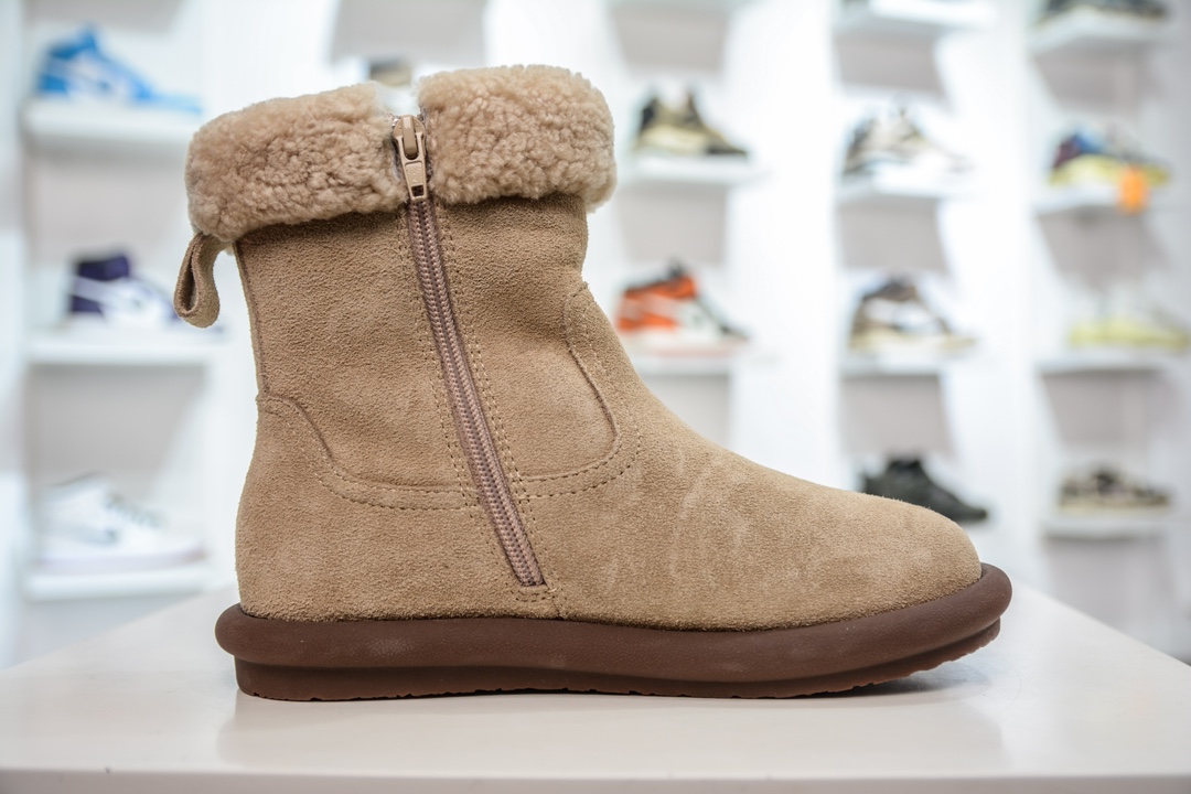 UGG curly thin-soled snow boots