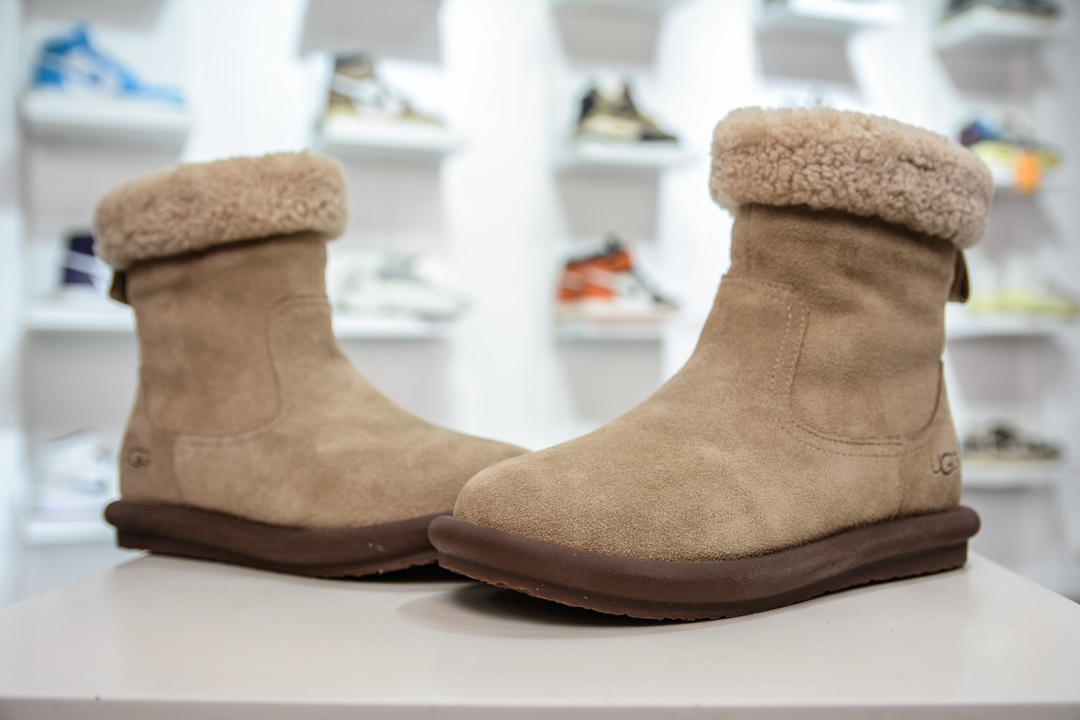 UGG curly thin-soled snow boots