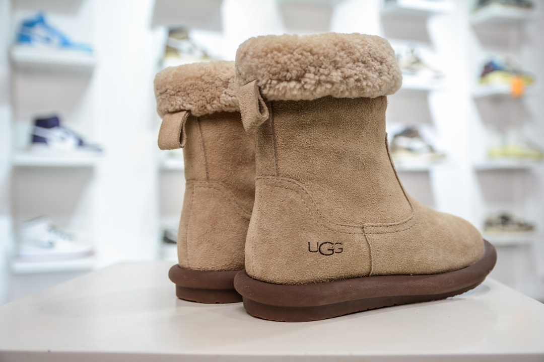 UGG curly thin-soled snow boots