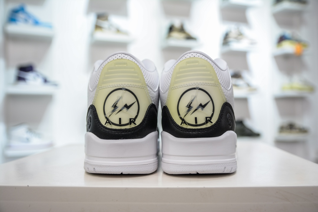 LJ version pure original Fragment Design × Jordan Air Jordan 3 retrosp ”white” Fujiwara Hiroshi DA3595-100