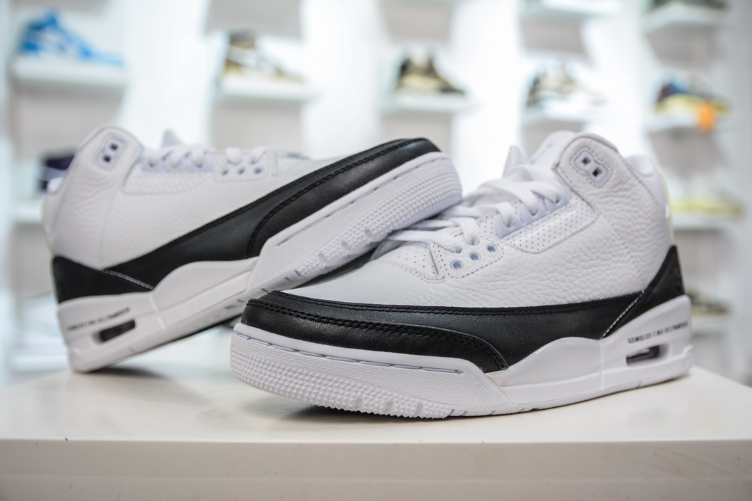 LJ version pure original Fragment Design × Jordan Air Jordan 3 retrosp ”white” Fujiwara Hiroshi DA3595-100