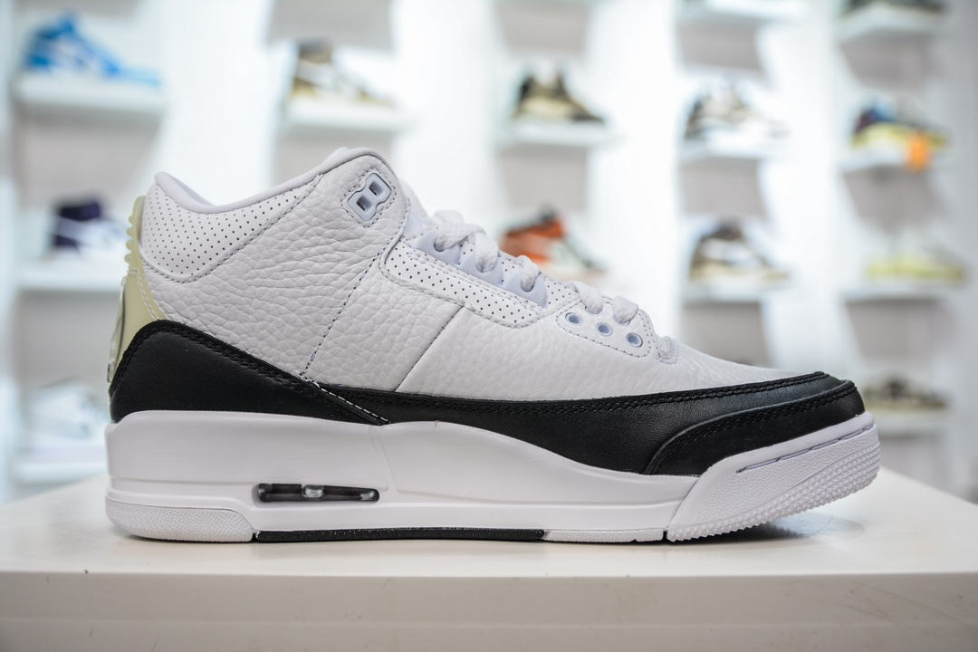 LJ version pure original Fragment Design × Jordan Air Jordan 3 retrosp ”white” Fujiwara Hiroshi DA3595-100