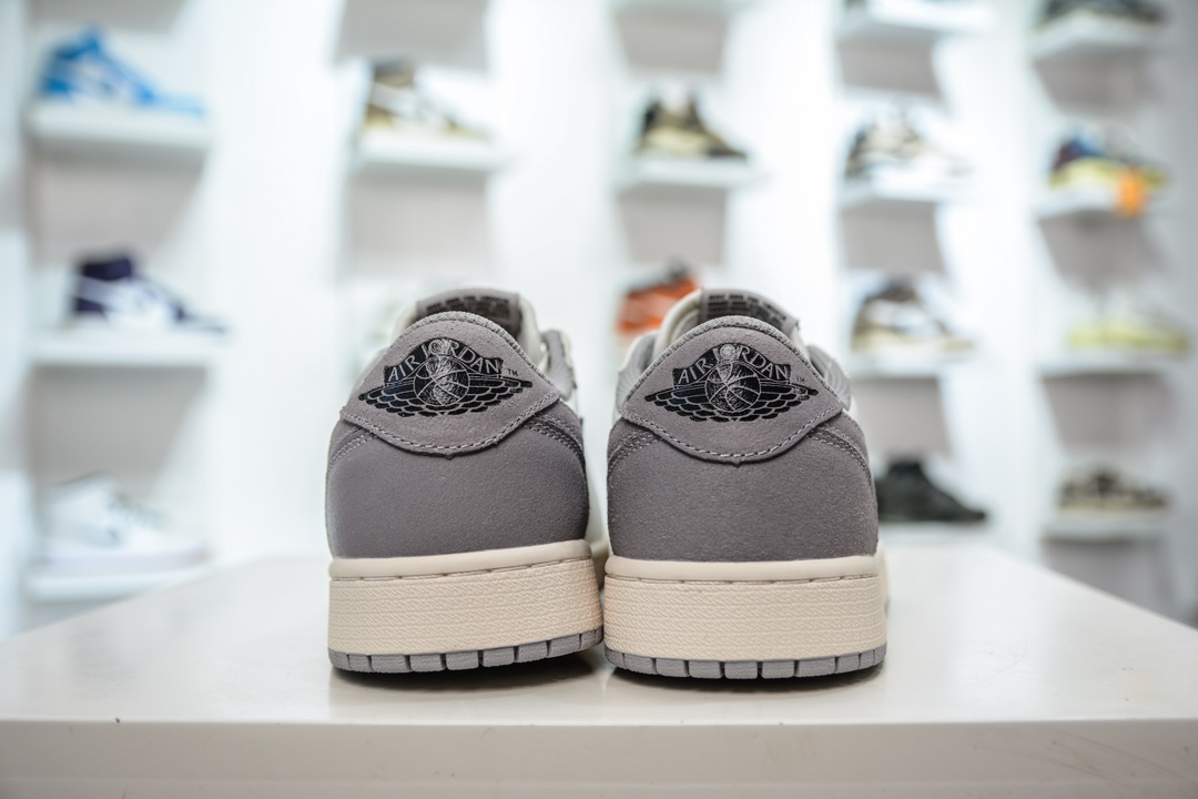 T version of the original Jordan Air Jordan 1 Low OG ”Atmosphere Grey” shock-absorbing, non-slip and wear-resistant CZ0790-101