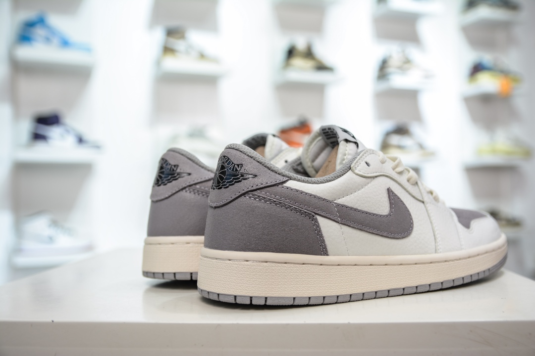 T version of the original Jordan Air Jordan 1 Low OG ”Atmosphere Grey” shock-absorbing, non-slip and wear-resistant CZ0790-101