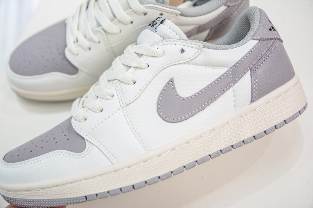 T version of the original Jordan Air Jordan 1 Low OG ”Atmosphere Grey” shock-absorbing, non-slip and wear-resistant CZ0790-101