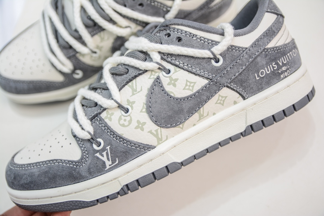 LV x Nike Dunk Low Luminous Dark Gray FC1688-138