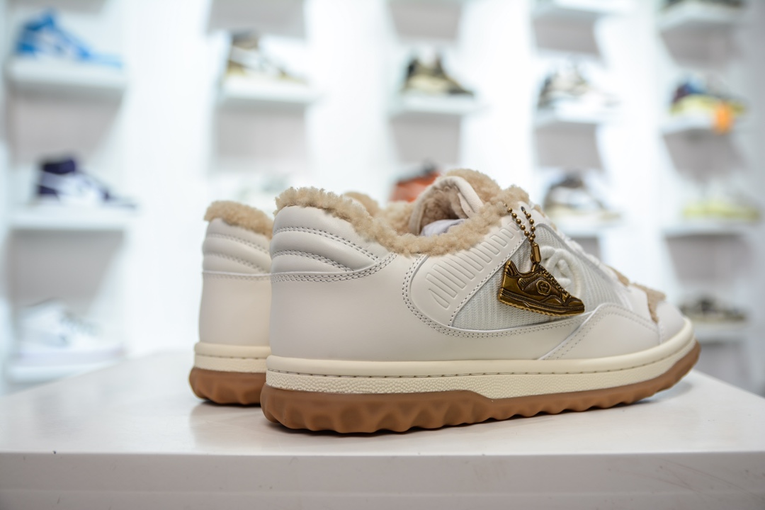 The highest version of Gucci MAC80 cashmere lining low-top casual sneakers on the market