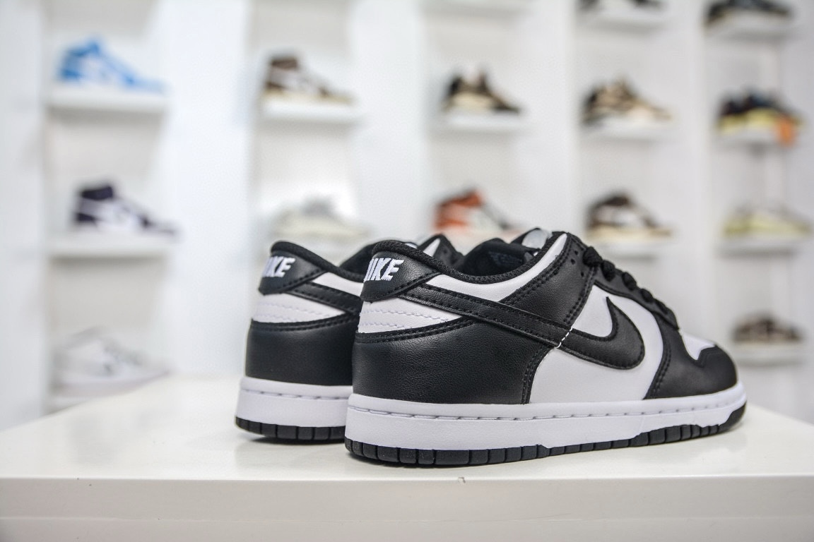 Full size complete pure original children's shoes Nike Dunk Low Panda SB low-top sports casual children's shoes CW1588-103