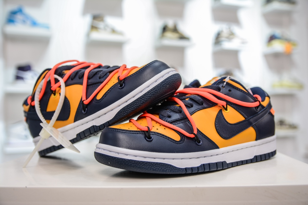 260 AY版纯原 Off-White x Nike Dunk Low LTHR OW 黑曜石 板鞋 CT0856-700