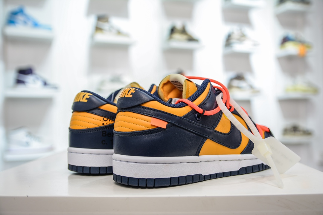 260 AY版纯原 Off-White x Nike Dunk Low LTHR OW 黑曜石 板鞋 CT0856-700