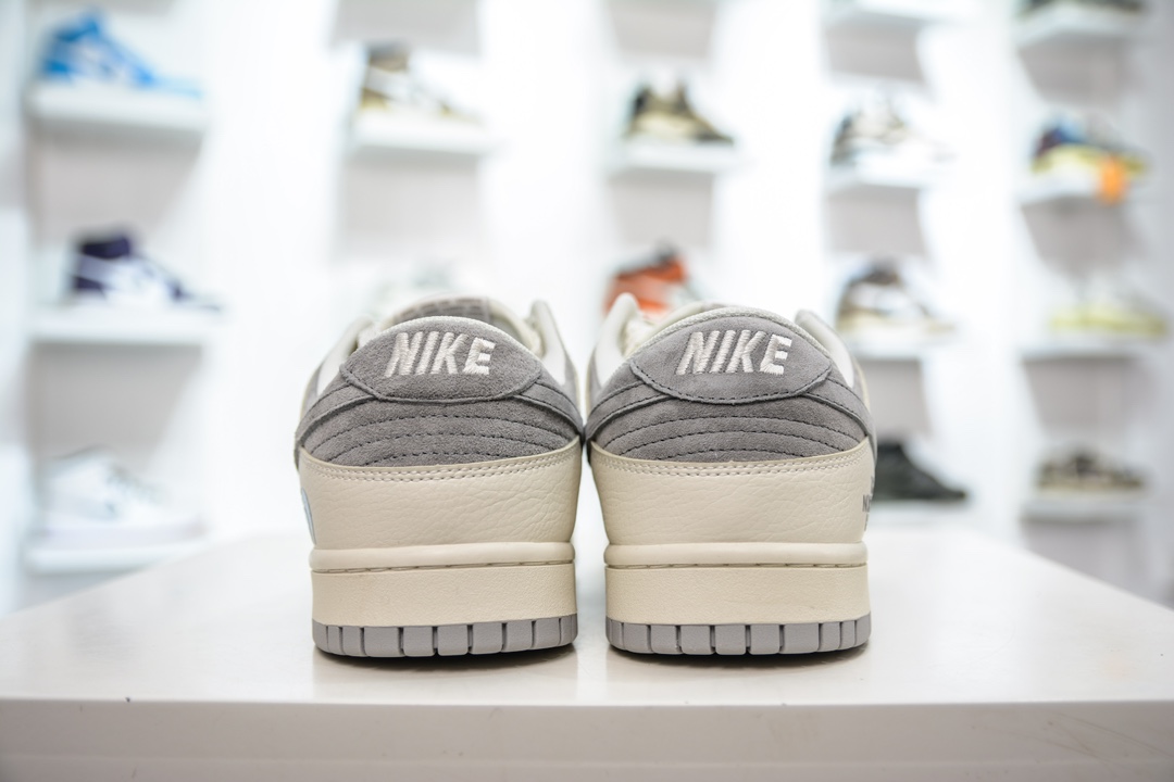 Nike SB Dunk Low“北面联名——米灰翻毛” 周年高端定制低帮休闲板鞋 XD6188-020