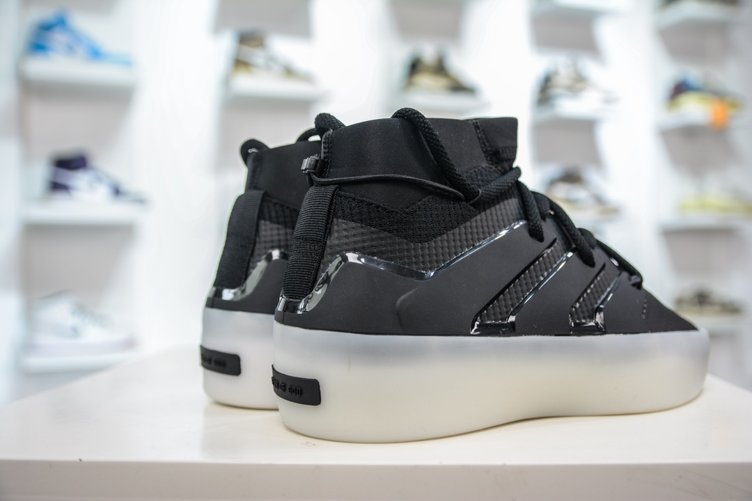 450 纯原 Fear of God Athletics x Adidas Basketball FOG联名高帮篮球鞋  IE6680