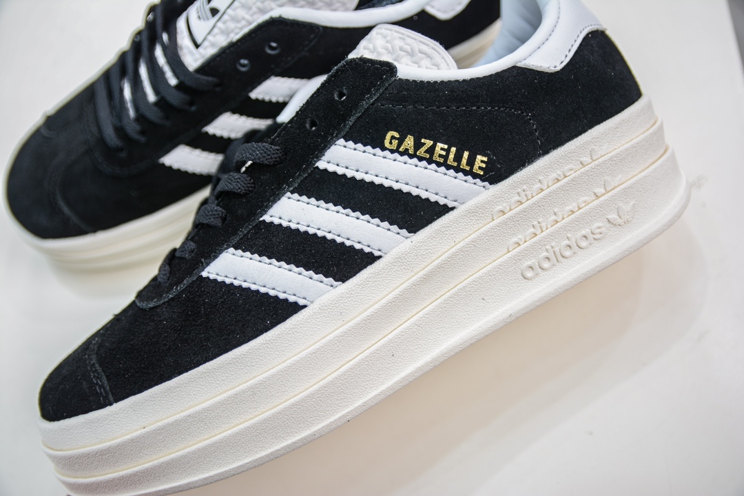 YH pure original Adidas Originals Gazelle Bold antelope platform shoes HQ6912