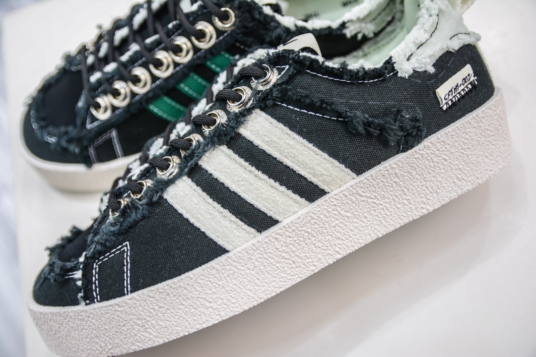 C Song For The Mute x Adidas Originals Campus 80S latest joint retro destruction craft canvas shoes ID4791