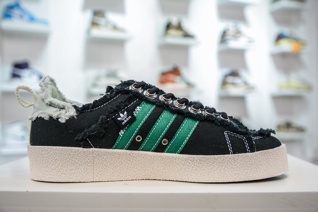 C Song For The Mute x Adidas Originals Campus 80S latest joint retro destruction craft canvas shoes ID4791