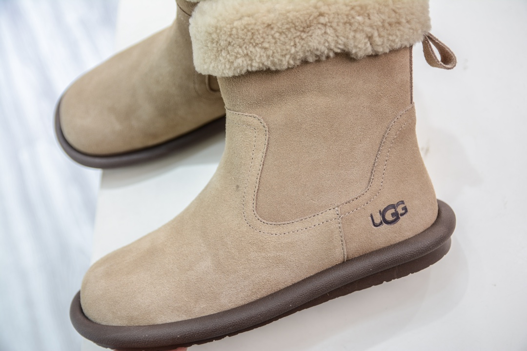 High version 380 UGG W DRIZLITA CLEAR curly hair thin bottom snow boots