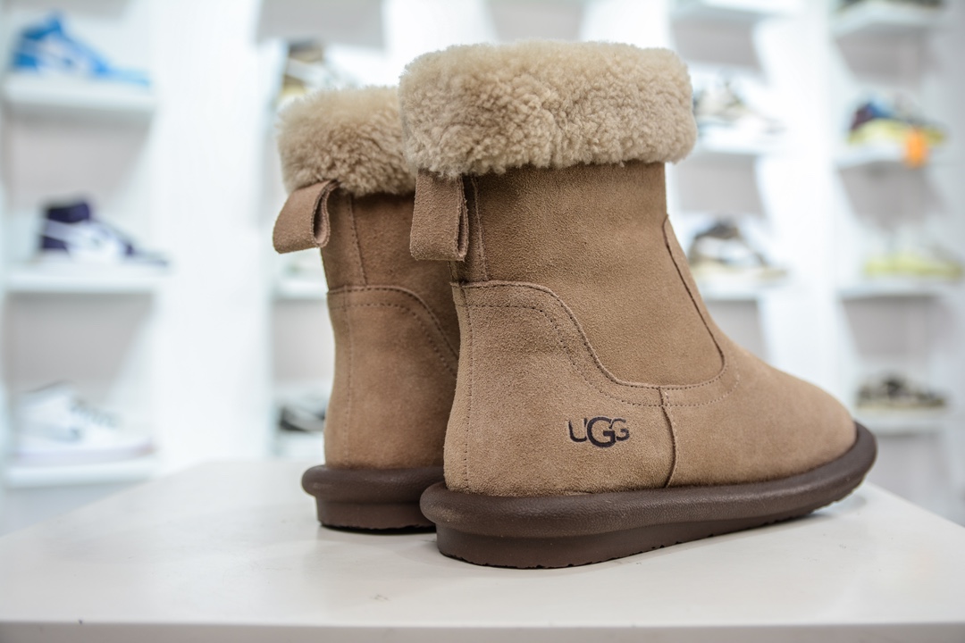 High version 380 UGG W DRIZLITA CLEAR curly hair thin bottom snow boots