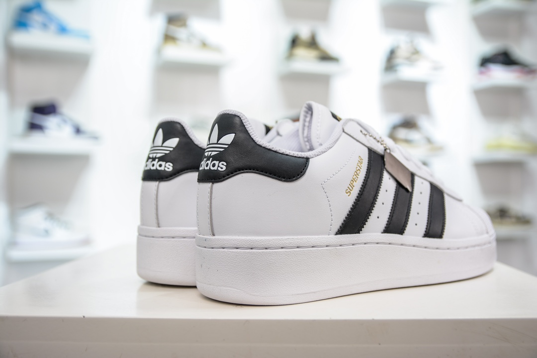 CS pure original Adidas Originals Superstar XLG shell head black and white IF9995