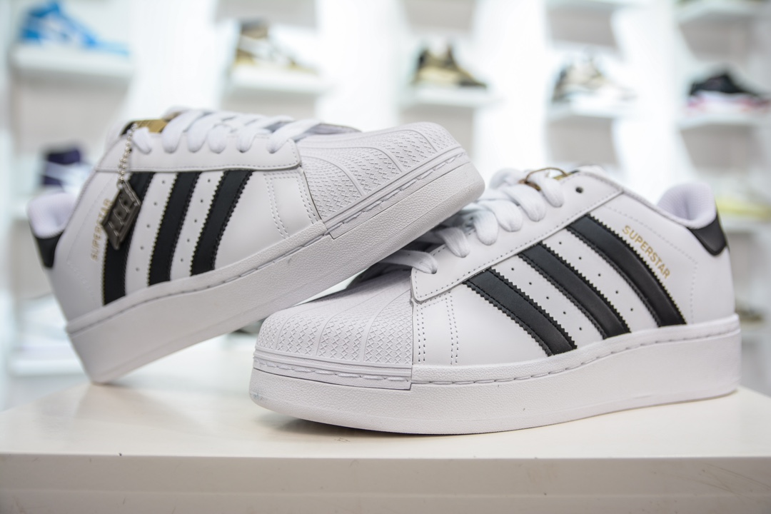 CS pure original Adidas Originals Superstar XLG shell head black and white IF9995