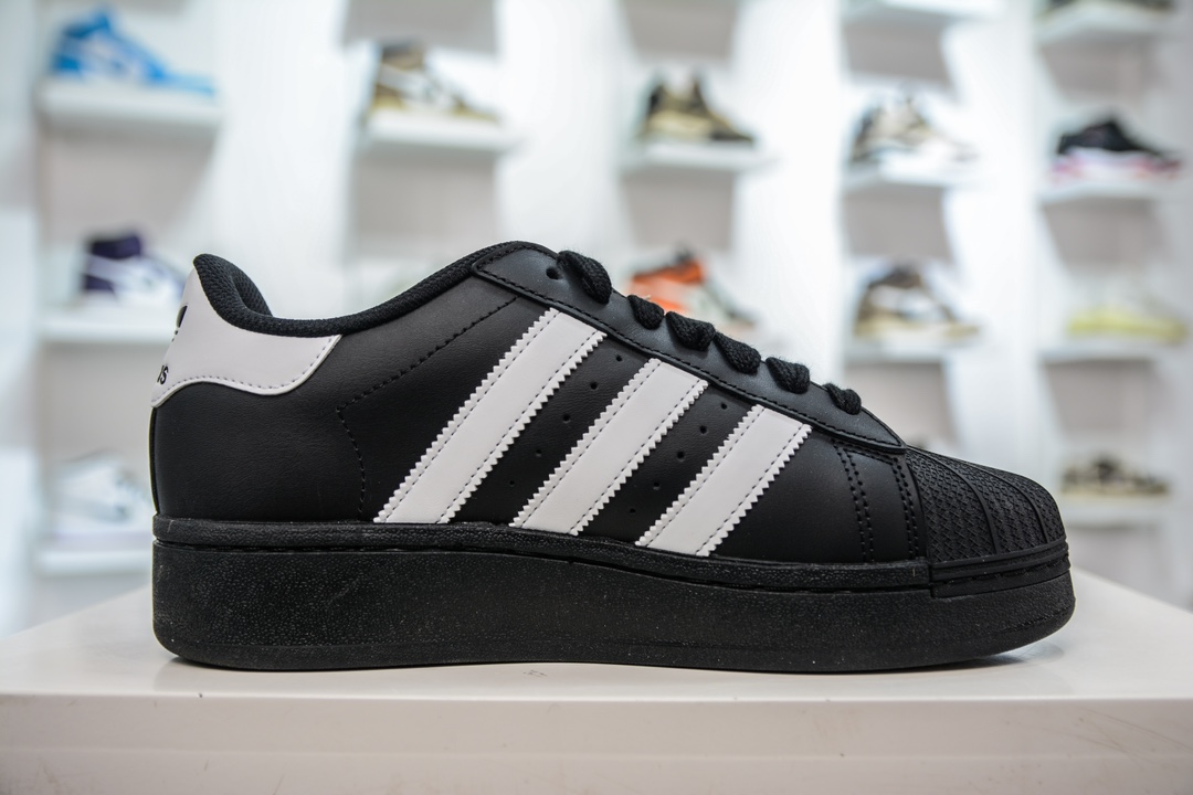 CS pure original Adidas Originals Superstar XLG shell head black and white IF9777