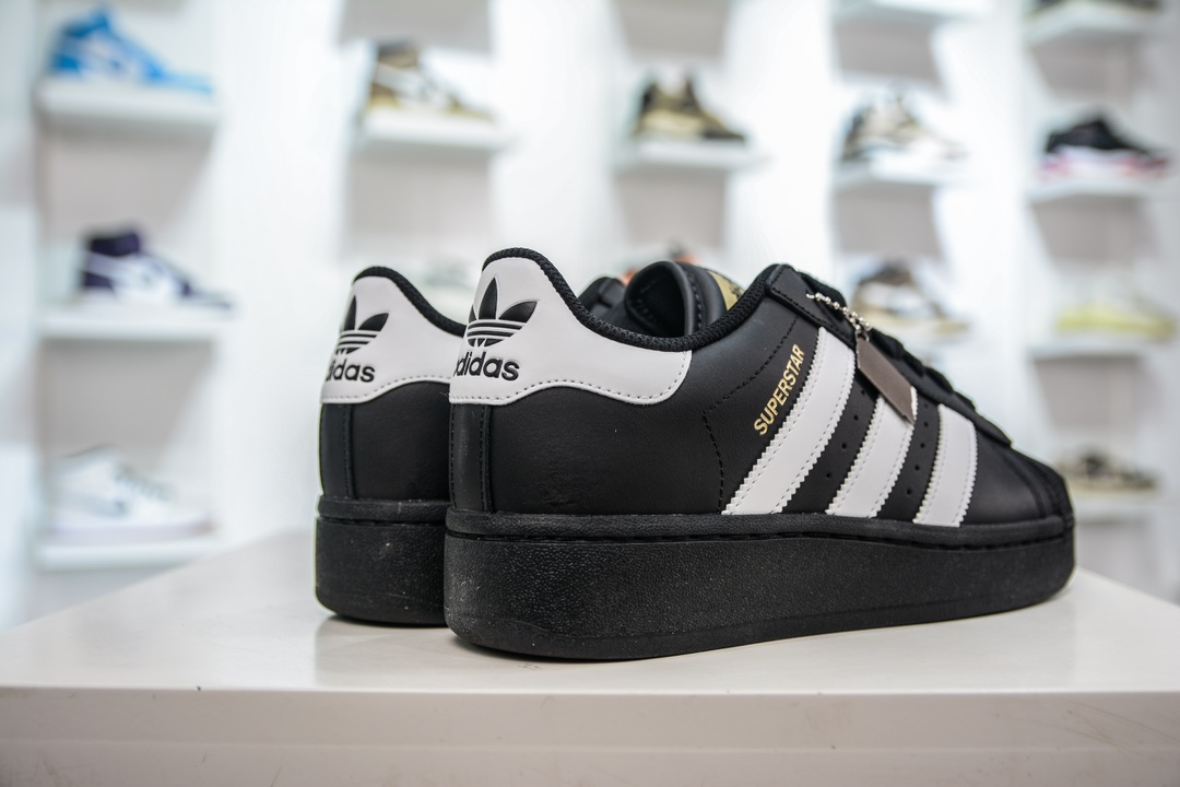 CS pure original Adidas Originals Superstar XLG shell head black and white IF9777