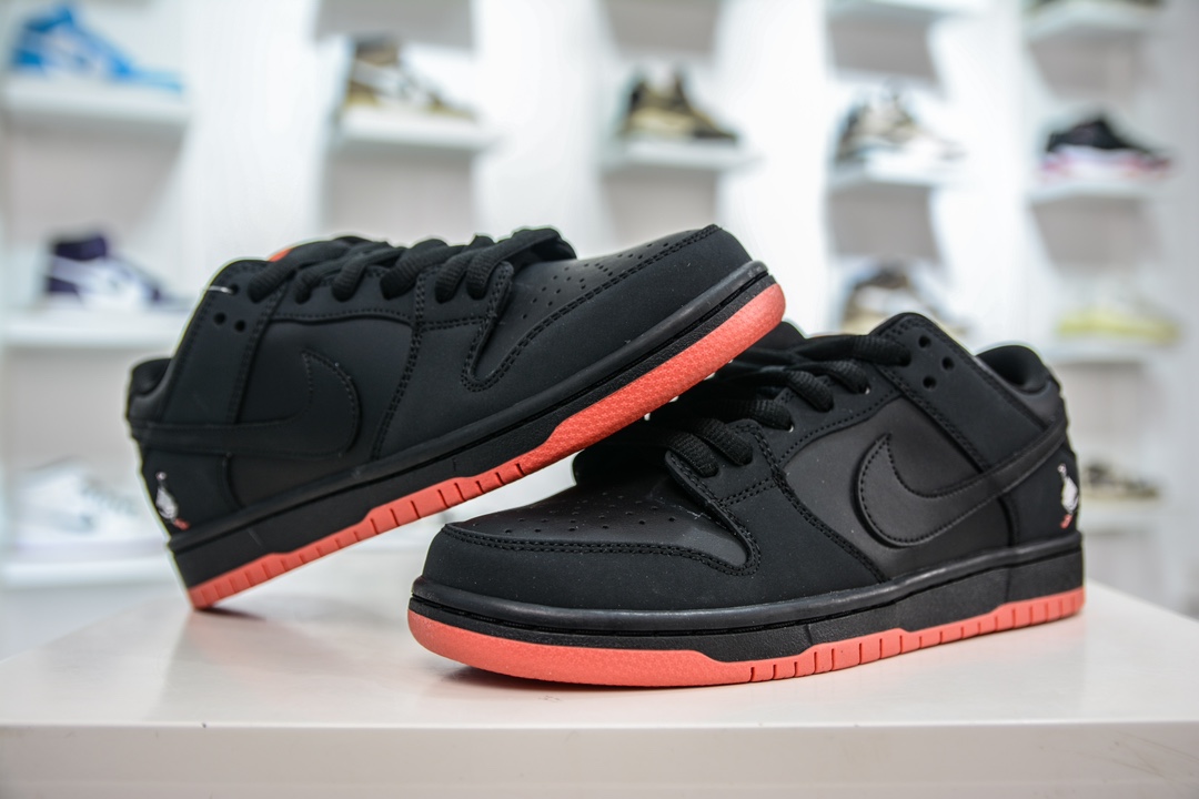 210 外贸版 Nike Dunk SB Low Black Pigeon 牛皮 轻便防滑低帮 883232-008