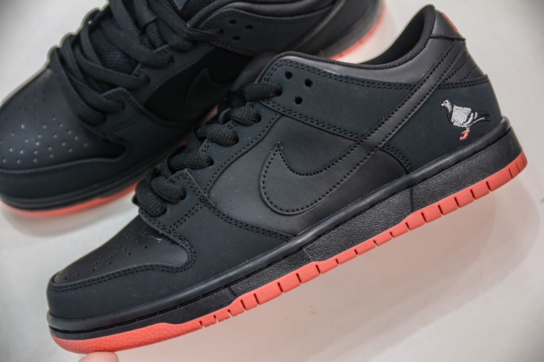 210 外贸版 Nike Dunk SB Low Black Pigeon 牛皮 轻便防滑低帮 883232-008