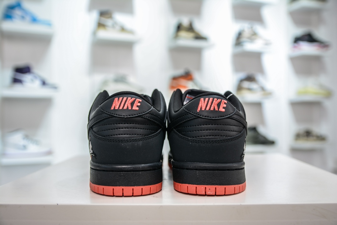 210 外贸版 Nike Dunk SB Low Black Pigeon 牛皮 轻便防滑低帮 883232-008