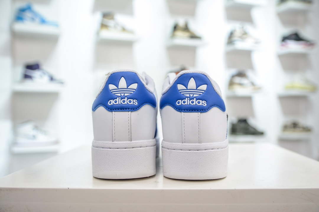 CS Pure Original Adidas Originals Superstar XLG Shell Head White Blue IF8068