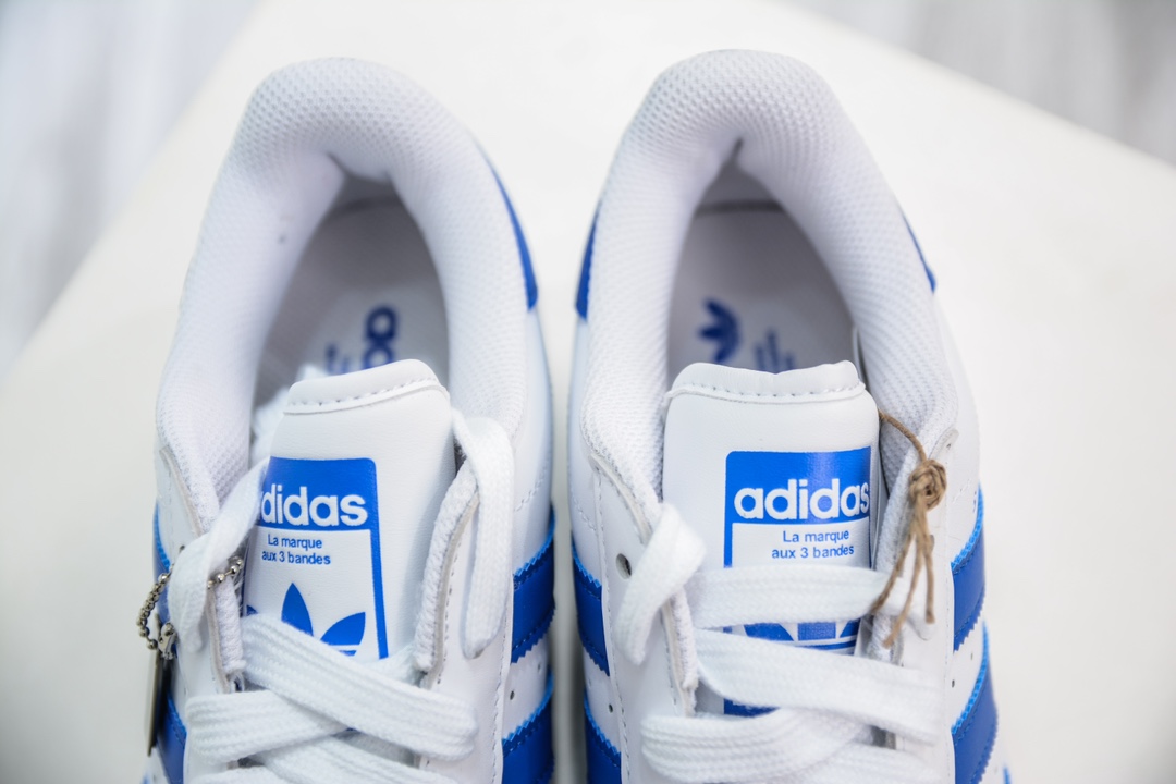 CS Pure Original Adidas Originals Superstar XLG Shell Head White Blue IF8068