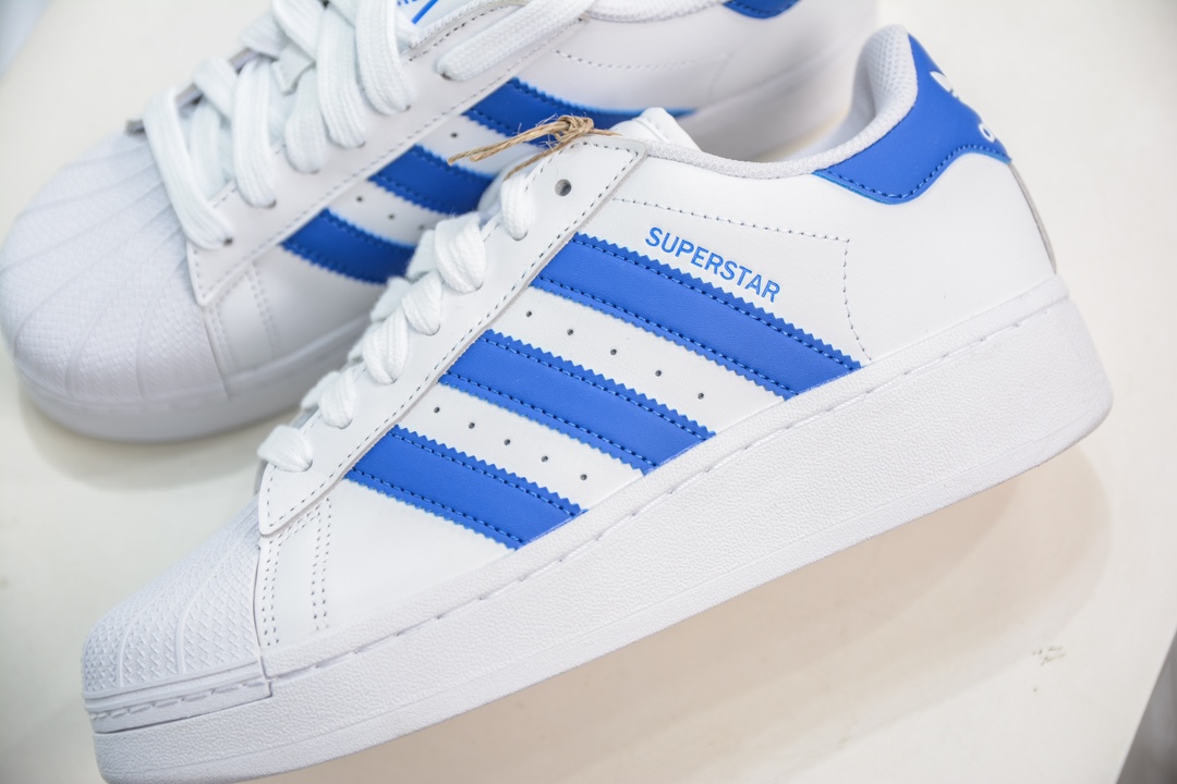 CS Pure Original Adidas Originals Superstar XLG Shell Head White Blue IF8068