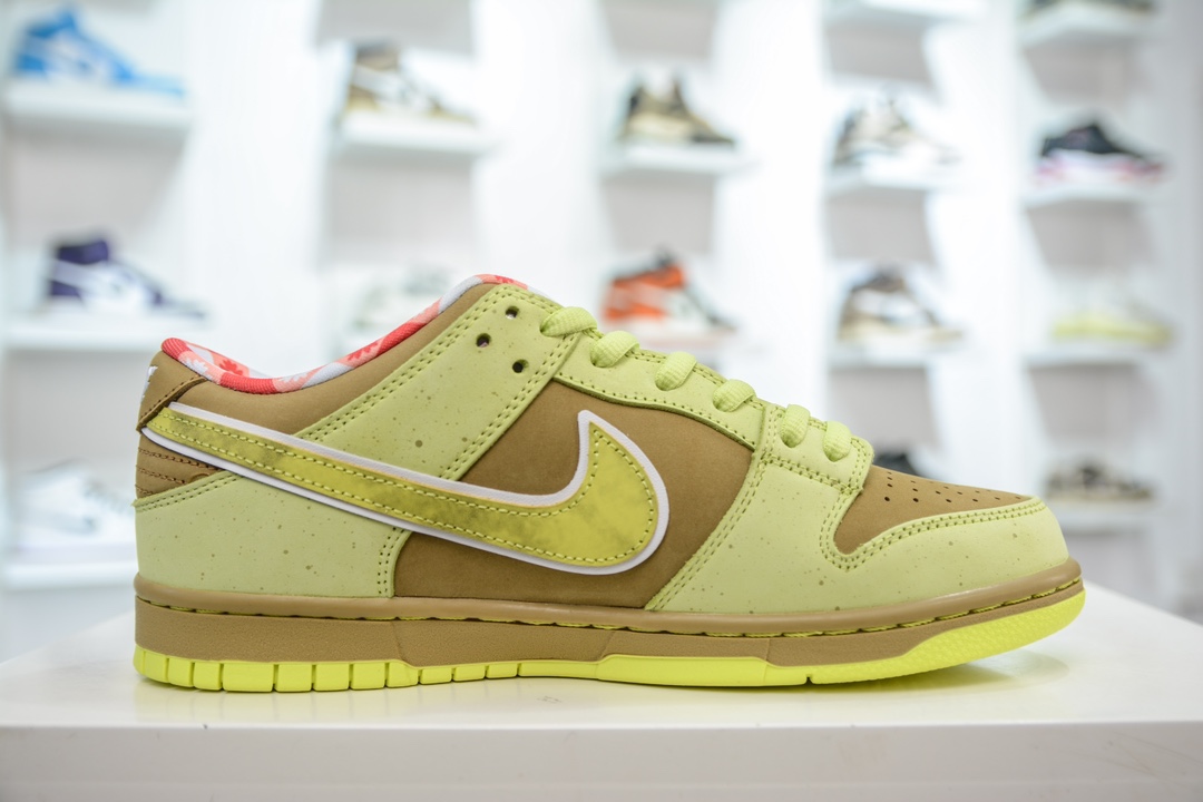 Dunk SB Low Custom Series Mustard Green Lobster Color BV1310-566