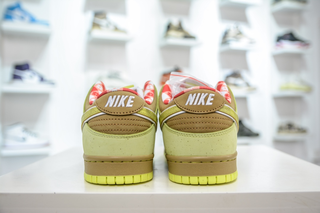 Dunk SB Low Custom Series Mustard Green Lobster Color BV1310-566