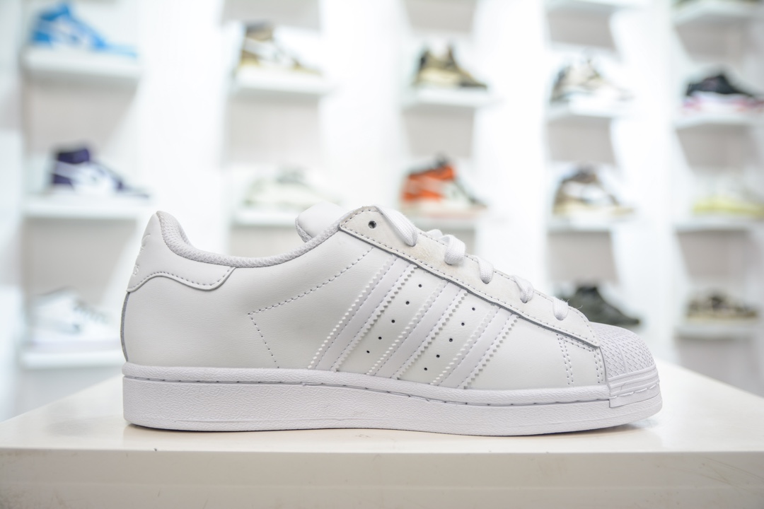 140 T版纯原 Adidas   Originals Superstar 经典贝壳头休闲板鞋   EG4960