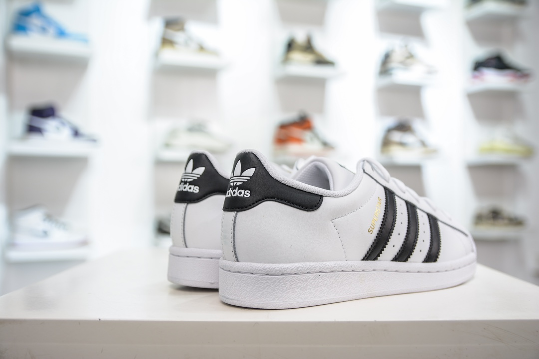 140 T版纯原 Adidas   Originals Superstar 经典贝壳头休闲板鞋   EG4958