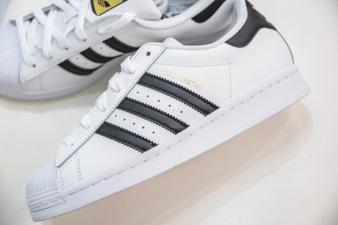 140 T版纯原 Adidas   Originals Superstar 经典贝壳头休闲板鞋   EG4958