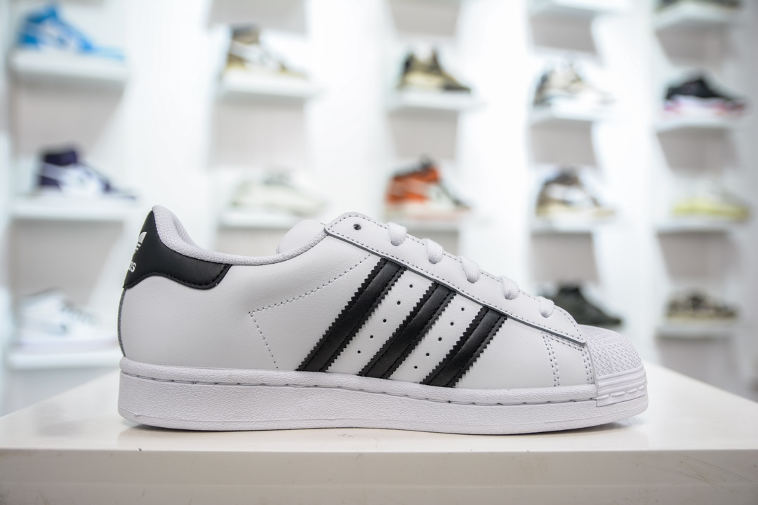 140 T版纯原 Adidas   Originals Superstar 经典贝壳头休闲板鞋   EG4958