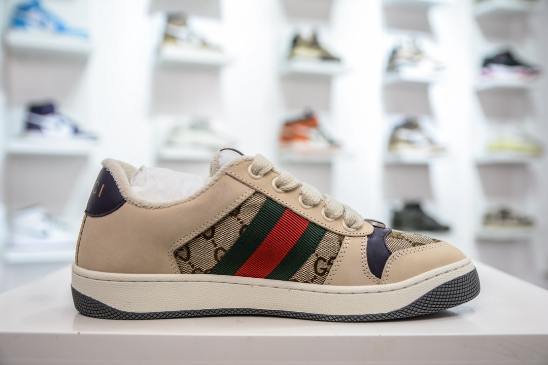 380 Gucci Distressed Screener sneaker古驰小脏鞋系列