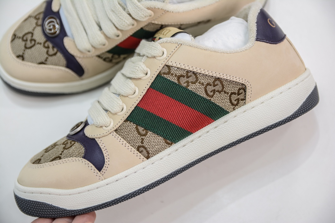 380 Gucci Distressed Screener sneaker古驰小脏鞋系列