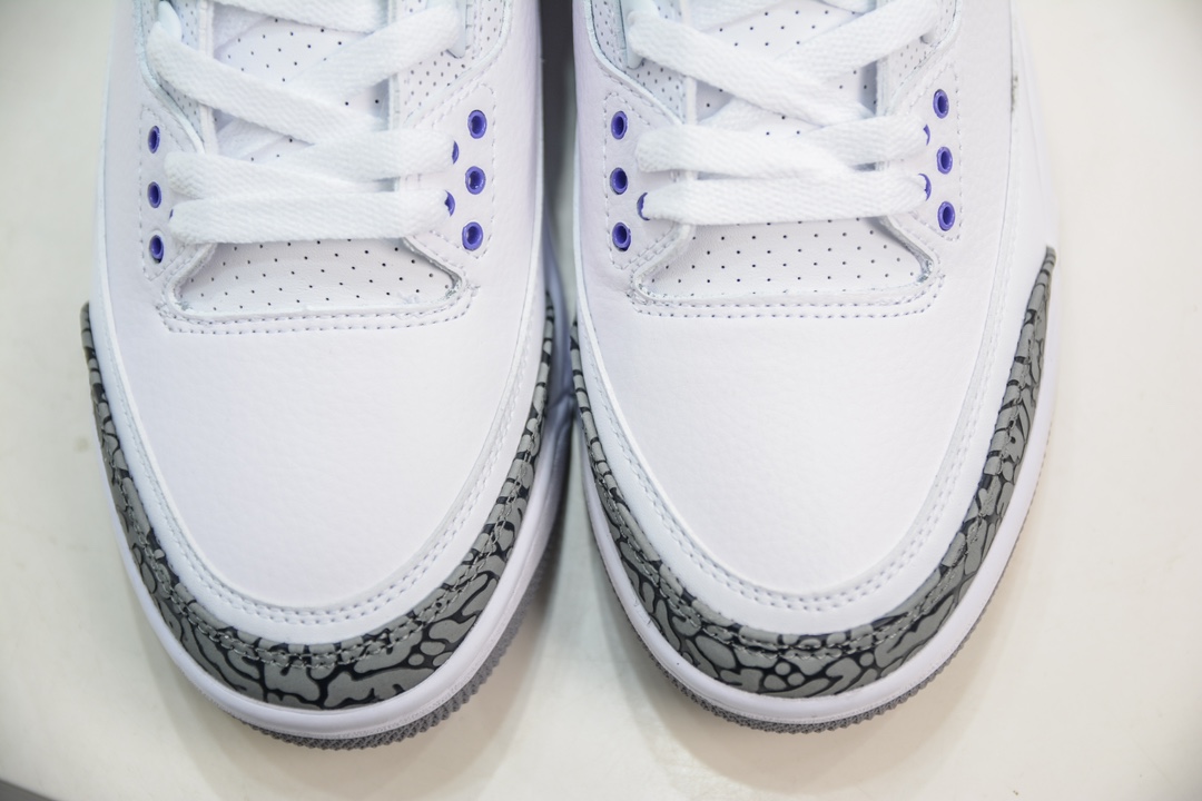 280 PB纯原 Jordan Air Jordan 3 retro "dark iris" 复古篮球鞋  CT8532-105