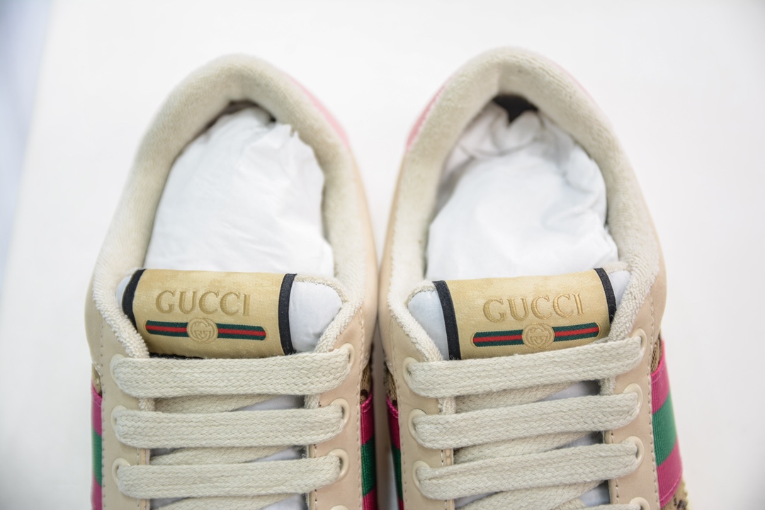 Gucci Distressed Screener sneaker series