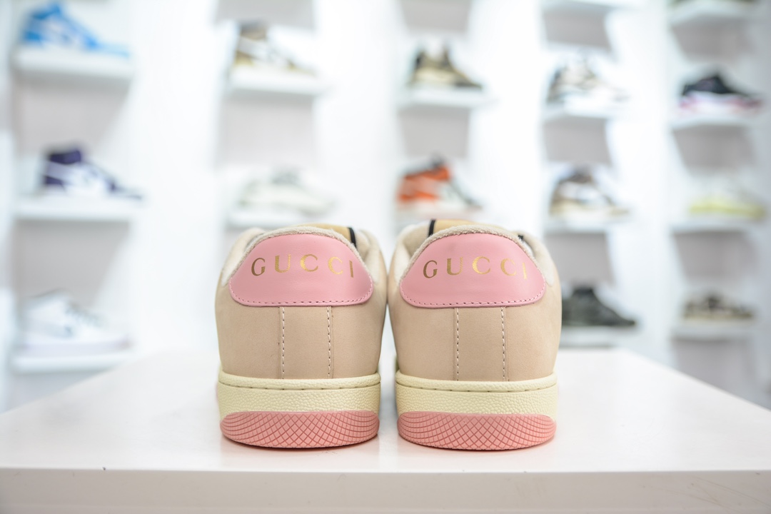 Gucci Distressed Screener sneaker series