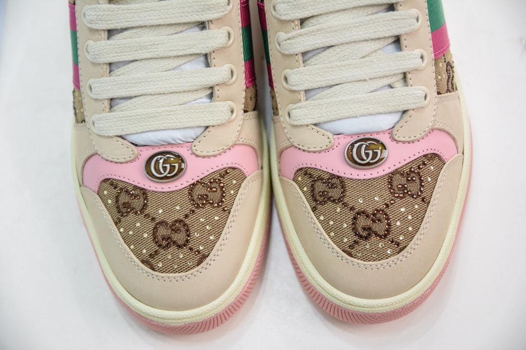 Gucci Distressed Screener sneaker series