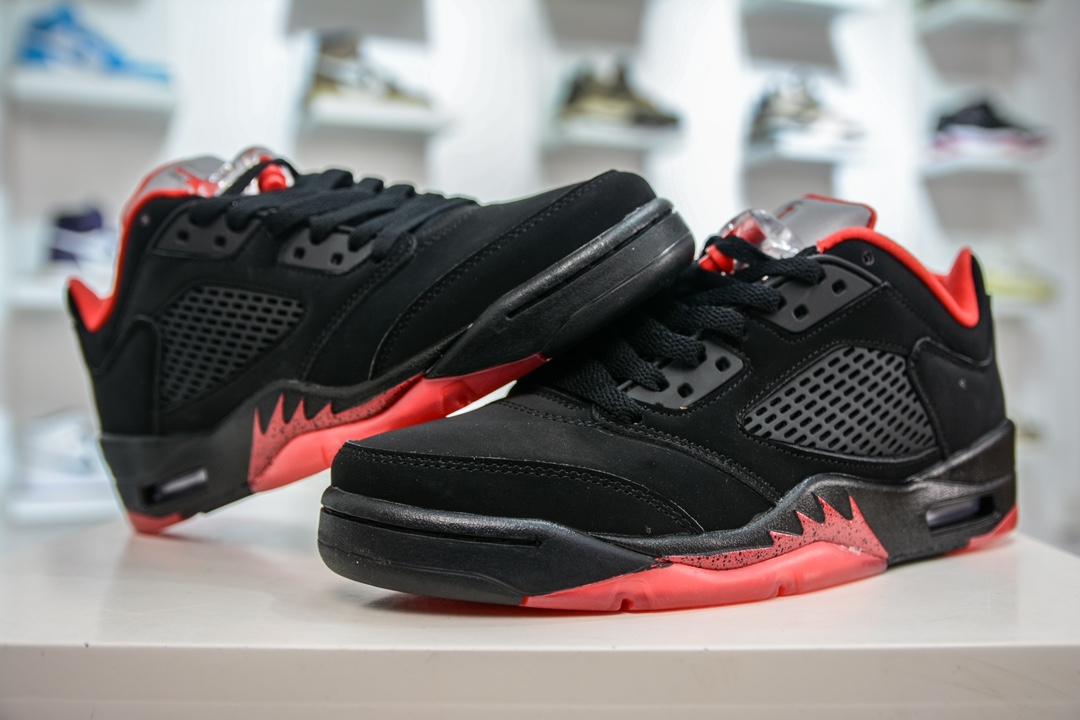 280 Air Jordan AJ5 Low “Alternate 90” 黑红低帮  819171-001